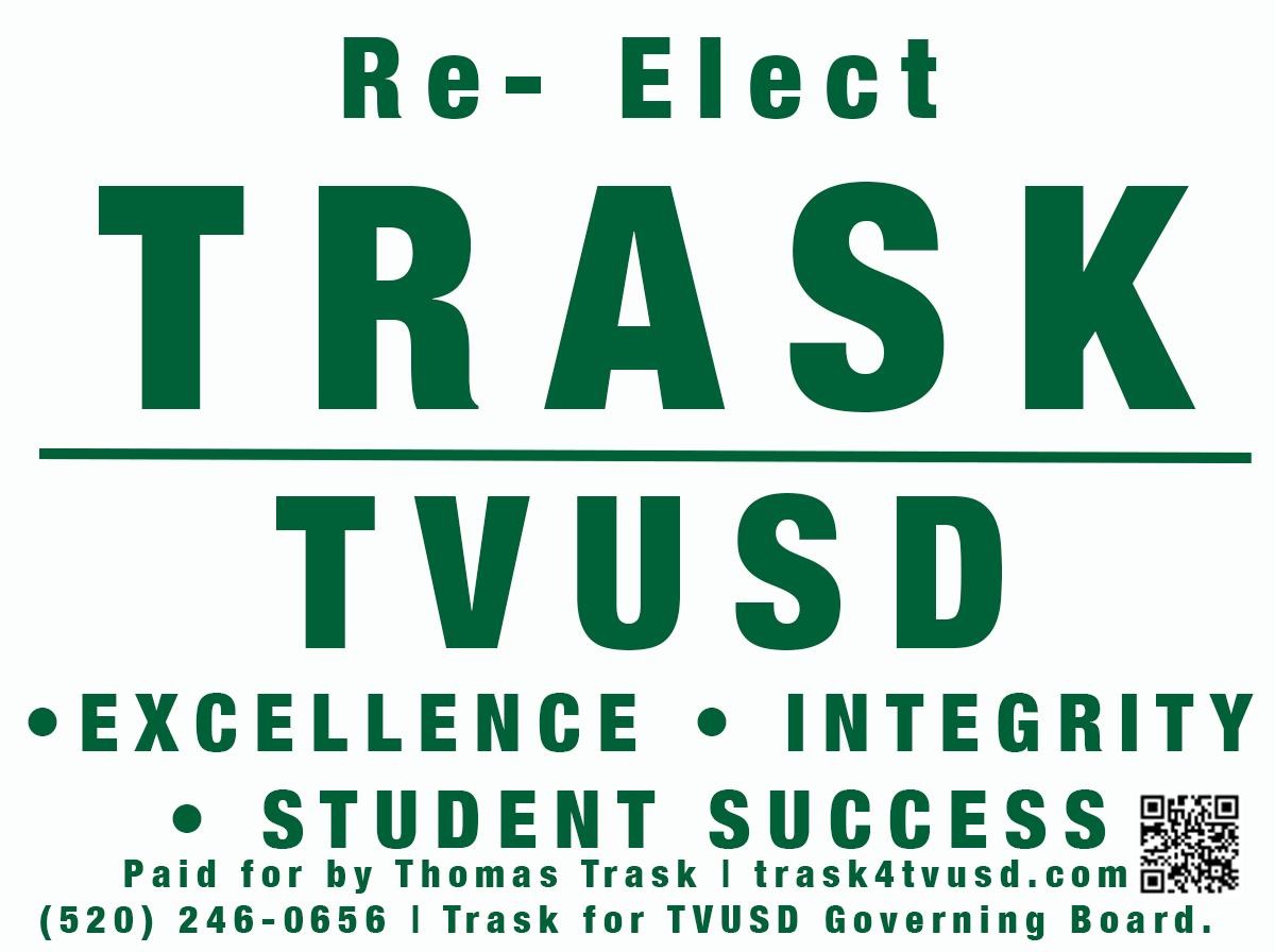 Image of campaign poster - Re-Elect Trask | TVUSD